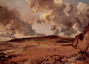 Bahía de Weymouth Romántico John Constable Pinturas al óleo